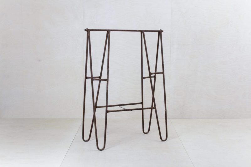 Old trestles, DYI shelf exhibition stand, rent