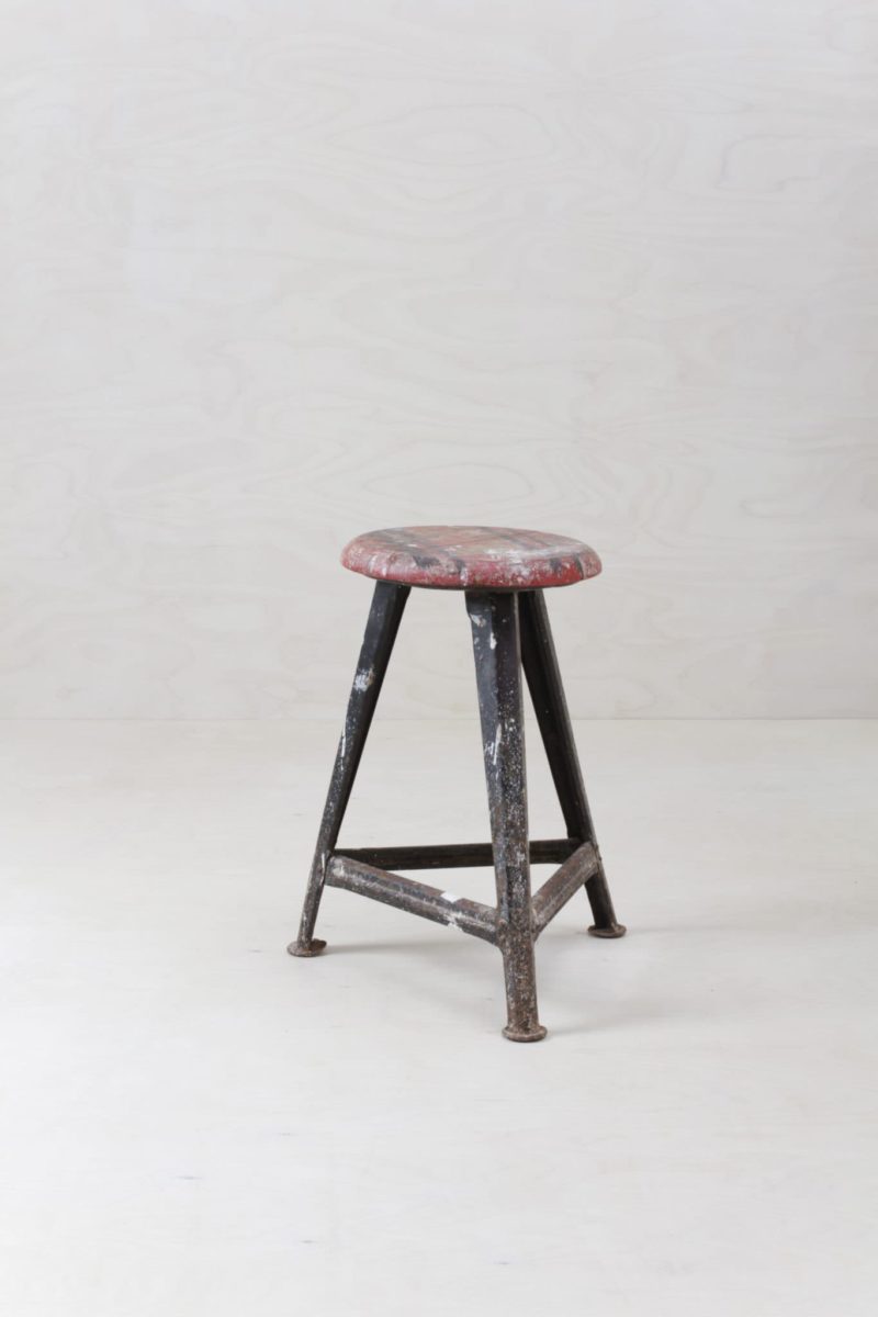Original Rowac stool, industrial look, rent