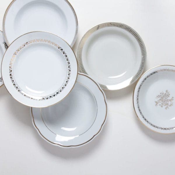 tableware rental, porcelain, plates, vintage tableware, rent