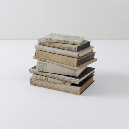 Books Leonora Vintage Beige | Books always create a cozy atmosphere. We rent different old books for decorating and designing. The respective vintage book sets consist of 10 different books of one color. | gotvintage Rental & Event Design