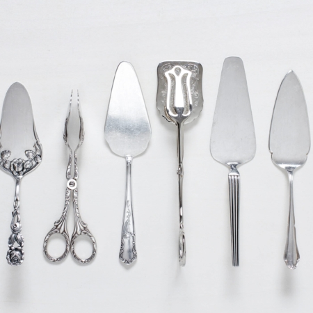 Rent special silver cutlery for table and buffet