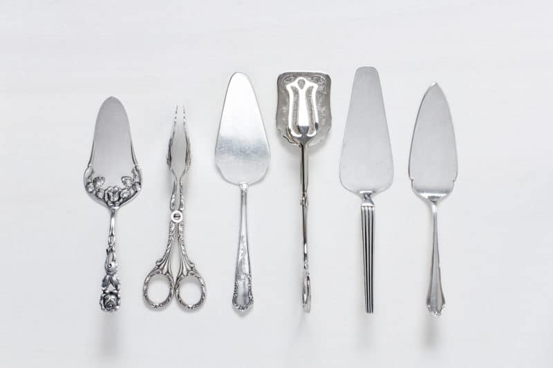 Rent special silver cutlery for table and buffet